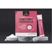 식약처 수입통관필 인증 장용성 락토페린 유산균 다이어트 뱃살 코팅 분말 가루 스틱 락토패린 농축물 식약청 프리 프로 바이오틱스 모유 유래 프롤린 여성 남성 온가족 대용량 추천, 60포(2개월) x 1개