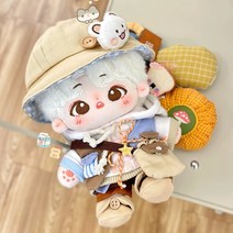 지오몽 15cm 20cm 인형옷 미토 베어 캠핑복 (7피스) 무속성 아이돌 인형 옷, 10cm