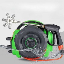 핑거젯파워 고압세척기 에어컨 세차건 분사건 청소, Weibon C10 청소 펌프(220V) 녹색 및 검정