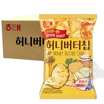 허니버터칩(60g) 20봉지 1박스 대량 구매 생감자 과자 단짠단짠 단체 간식