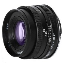 DSLR 미러리스 렌즈 단 광각 망원 50mm f1.7 m42 slr dslr canon eos 5d 800d t7i nikon d90 d750 minolta md k 호환, 펜텍스 k 마운트