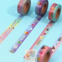 마스킹 테이프 네임 TAPECHARMING MASKING 01, 02.KITSCH_ALIEN