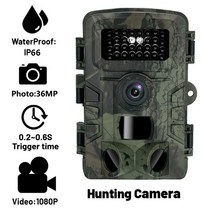 사냥 카메라 야생 동물 관찰 카메라 러닝 게임 트랩 적외선 야간 투시경 카메라 PR-700 HD 1080P 36MP, 1.육군 녹색
