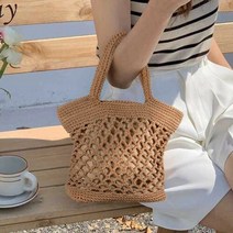 에이치플러스몰 여성 비치웨어 코디 가방 여름 바다 휴가 패션 숄더백