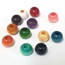메이크웰 8mm 나무구슬 우드비즈, 1개, 11.화이트