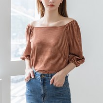 나인 스트라이프 스퀘어 티(T-4951)