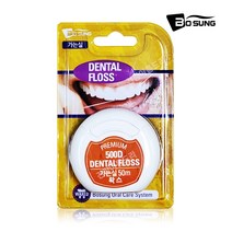 보성 가는실 치실 500D 왁스 1개/가장 얇은실 치간 치실, 1개