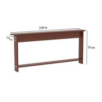 좁고긴테이블 틈새 소파뒤책장 거실롱테이블 쇼파뒤선반 사이드 옆 얇은 테이블, 짙은브라운100X10