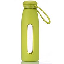 17 Oz Sport Glass Water Bottle with Silicone Sleeve Eco Friendly - Pure Tasting - Buy a Bottle Dona, 1