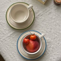 시라쿠스 메이플 코지 컵앤소서 세트, 그린세트