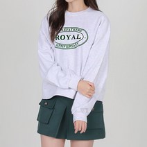 애니 자수 맨투맨 여성 티셔츠 골프 루즈핏