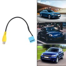 자동차 점화 케이블 코일 VODOOL-자동차 후방 보기 카메라 RVC 케이블 어댑터 VW Golf Jetta 5 6 Passat T, 한개옵션0