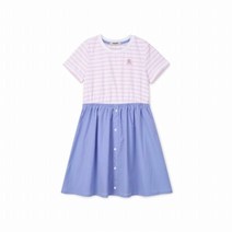 [레노마키즈] 여아마린레이어드원피스 핑크 (R2222O615_10)