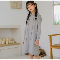 노블아이 봄신상 주니어 의류 아동복 여아 롱후드원피스