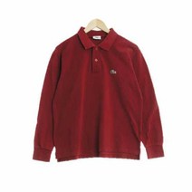 라코스테스포츠 버건디 면 카라티 공용 1100