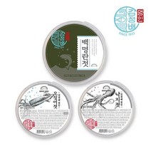 굴다리식품 김정배 명인젓갈 명오낙 3종세트 A (백명란젓 파지 250g   오징어젓 150g   낙지젓 150g), 없음