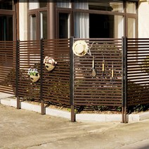 화단울타리 화단 펜스 휀스 경계 분리대 나무울타리 방부목 목재 가림막 가리개 프레임, 폭 60cmx 높이 180cm