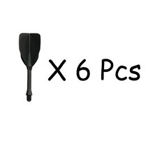 다트 게임 보드 2ba 인터페이스 플라이트 통합 테일 액세서리squaretail 소재, 6pcs-블랙