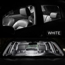 캐딜락 에스컬레이드 호환 tpke cadillac deville seville dts ats sts canbus led 인테리어지도 트렁크 번호판 라이트 키트 343, 하얀, 00-05 데빌 16pcs