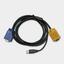 LEDC CV-5202U 2M KVM 케이블 (USB RGB), 선택하세요