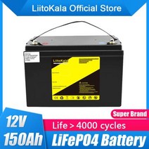 전동킥보드배터리 리튬배터리 36V 60V 배터리 재생기 충전 자동차 팩 리튬 철 인산염 딥 사이클 보트 모터 인버터 미국 세금 무료, 12.8V150Ah