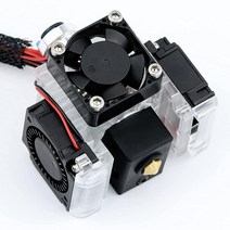 Haldis 3D V6 핫엔드 키트 업그레이드 올 메탈 V6 J-헤드 보덴 압출기 핫엔드 3개의 냉각 팬(3010)이 있는 바이메탈 히트브레이크 모든 1.75mm E3D V6, 12V