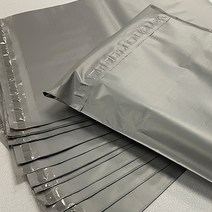 택배봉투 쇼핑몰봉투 폴리백 속폴리백 HDPE LDPE 쇼핑몰비닐 옷비닐 다양한 사이즈 색상, HDPE회색 35x60+4 (100매)