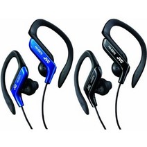 일본직발송 2. JVCケンウッド JVC 이어폰 귀걸이식 방적 사양 스포츠용 HA-EB75-A 블루 HA-EB75-B 블랙 B, One Size, One Color