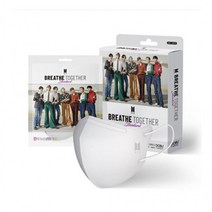 BTS 방탄소년단 마스크 브리드 투게더 스탠다드 컬러 새부리형 N95 도부 대형 20매 일회용, 핑크(10매)+(N95)대형10매