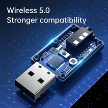 USB 블루투스 5.0 송신기 리시버 마이크 3 in 1 EDR 어댑터 동글 3.5mm AUX TV PC 헤드폰 홈 스테레오, 01 블루투스 v5.0