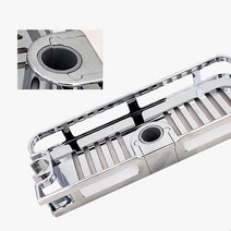 크롬 펜스형 샤워기 선반 / 욕실선반 샤워기둥선반 샤워선반 틈