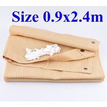 빗물받이 원단 HDPE 자외선 차단 차양 그물 야외 천막 수영장 그늘 천 다육이 식물 자동차 커버, 0.9x1.5m, 01 0.9x1.5m