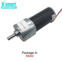 선외기엔진 Bringsmart DC 기어 모터 12 볼트 감속기 엔진 고속 고토크 가역 JGB37-3157 24V, 11 12v 1270rpm_02 package B