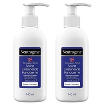 Neutrogena Hand Cream 뉴트로지나 핸드크림 펌프형 140ml 2팩