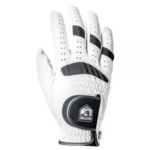 Hestra 골프 가죽 오른쪽 장갑 오프 화이트/블랙 | 7 5586601614