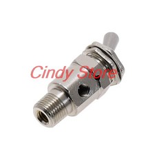 공압 부품 Air Pneumatic Mechanical Valve TAC-3V Exhaust 2 Position Way ON/OFF M5 Thread Toggles Swit, 한개옵션0