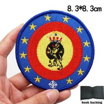 belgium belgische 경찰 politie 철제 및 후크 백킹이있는 의류 용, 플래그 26-9 벨크로