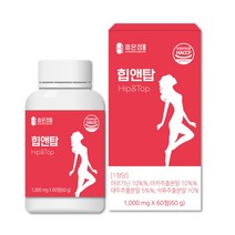 힙앤탑 60정 에스트로겐 대두 이소플라본 L-아르기닌 마카 석류 여성 호르몬 갱년기 가슴, 1개