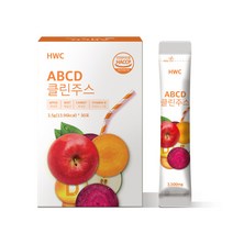 셀러허브 생활리빙 HWC ABCD 클린 주스 빼빼주스 사과 당근 비트 비타민D, 105g, 1박스