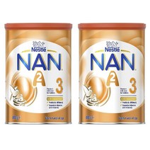 호주 Nestle NAN 네슬레 난 A2 3단계 베이비 포뮬라 분유 800g 2팩