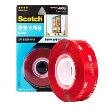 3M Scotch CL120 강력 투명 아크릴 폼 양면테이프 3M ScotchCL120 4E +KSH*CPJK*DH