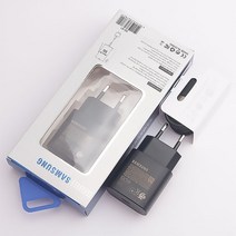 원래 25W Usb 유형 C 초고속 충전기 Pd 벽 전원 어댑터 S22 S21 A53 A73 A33 A13 A52 A72 Z Fold 3 Cargador, 05 Black EU set(box)