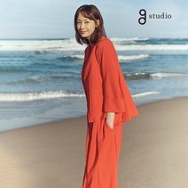 지스튜디오 온플69900 시어서커 플레어팬츠