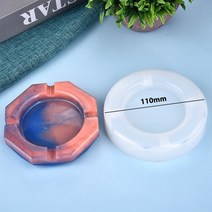실리콘 몰드 실리콘 금형 재떨이 수지 금형 심장 사각형 금형 diy 수지 uv 크리스탈, 04