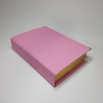 DIY손쉬운 성경책 리폼 주문제작 완제품 책표지 북커버 방수책, B2.카본_핑크