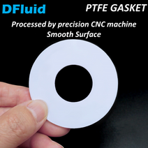 고압세척기부속 부품 노줄 연결 필터 PTFE 가스켓 BSPP 플랜지 위생 실린더 플랫 링 5 6 8 0 2 mm 압력 게, 45 ID 12mm x OD 16mm_01 2mm