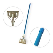 ISO721961철판 마포대120cm 마포걸레 밀대 철자루 공업용대걸레, 1