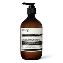 (관부가세포함) 이솝 레저렉션 아로마틱 핸드 밤 | 500mL 파라벤 프리 크루얼티 비건 제품