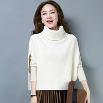가을/겨울 짧은 여성 골프 의류 여성 골프 재킷 하이 칼라 박쥐 셔츠 니트 한국 버전의 양복 조끼 여성용 느슨한 민소매 조끼 조커