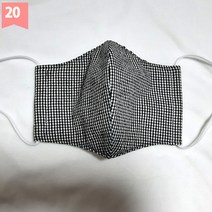 미세먼지 필터교체형 필터교환형 순면 마스크 특대형사이즈(XL용)-성인 남성, 20번